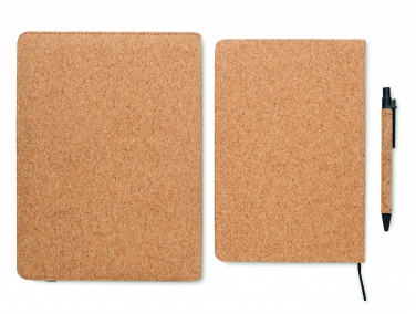 Logo trade reklaamkingi pilt: A5 märkmik-mapp korgist