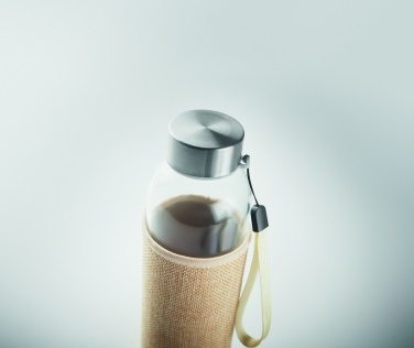 Logotrade ärikingituse foto: Klaaspudel kotis 500ml