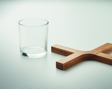 Logotrade firmakingid pilt: Bambusest kokkupandav pottide alus