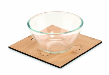 Logotrade meened pilt: Puzzle kujuliste tassialuste komplekt