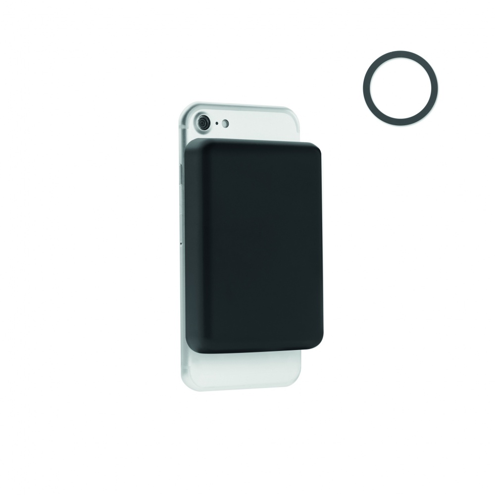 Logo trade ärikingi pilt: Magnetiline juhtmevaba laadija 15W akupank 5000 mAh