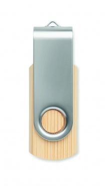 Logotrade ärikingituse foto: Techmate bambusest USB 16GB MO6898-40