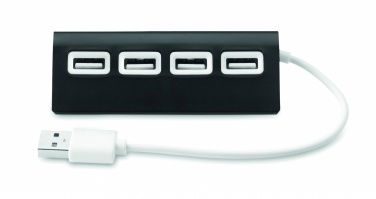 Logotrade firmakingi foto: 4-pordiline USB-jaotur