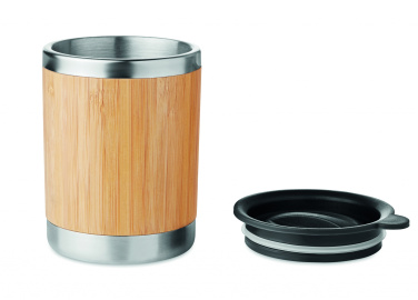 Logotrade reklaamkingi foto: Bambusest kaanega trummel 250ml