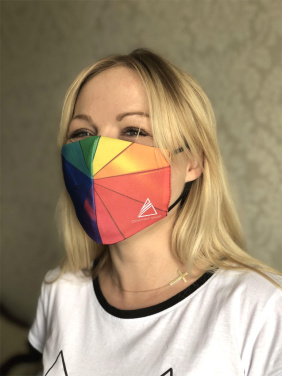 Logo trade firmakingi pilt: VENUS PRO puuvillane näomask koos HEPA filtri taskuga 1378165