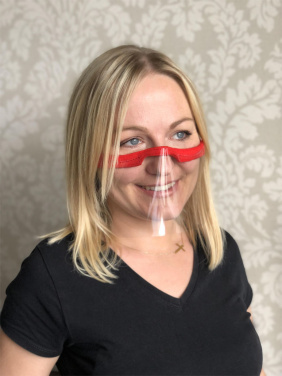 Logotrade reklaamtoote foto: KALIPSO näokaitse - läbipaistev mask suu ja nina jaoks 1447162
