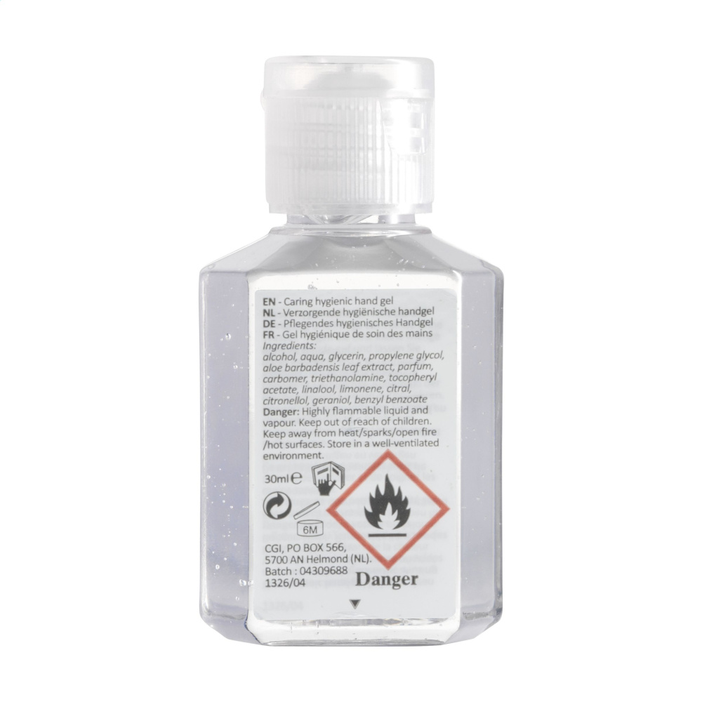 Logotrade ärikingi foto: Desinfitseeriv kätegeel Caring Hygienic 30 ml