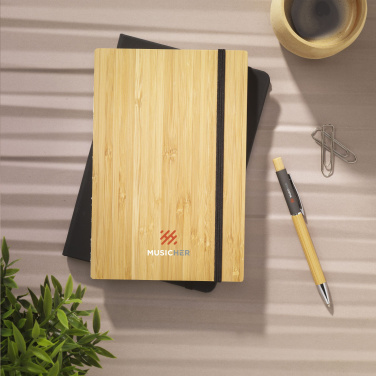 Logotrade reklaamkingid pilt: Bamboo Journal palja seljaga paberist märkmik A5