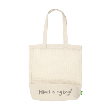 Logotrade firmakingituse foto: Natura Organic Mesh Shopper (180 g/m²) ostukott