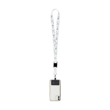 Logo trade meene pilt: Lanyard Sublimatie Lukk RPET 2 cm Patch võtmejuhtmega