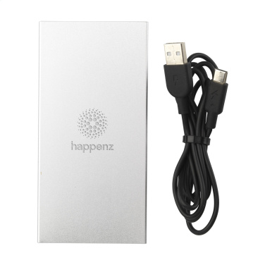 Logotrade reklaamkingituse foto: Tecco GRS Recycled Alu Powerbank 5000 välislaadija