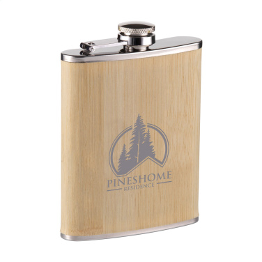 Logo trade ärikingid foto: Hipflask Bamboo 200 ml joogipudel