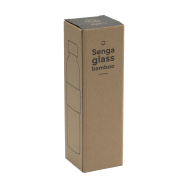 Logotrade reklaamkingitused pilt: Senga Glass Bamboo 500 ml joogipudel