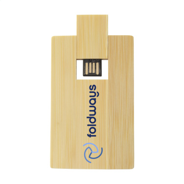 Logo trade firmakingitused foto: Krediitkaart USB Bamboo 32 GB