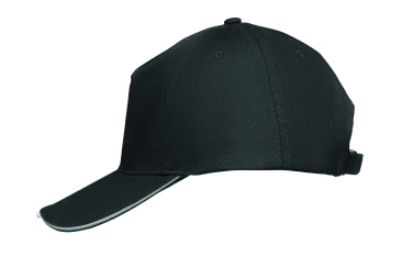 Logotrade meened pilt: LUZCAP 5 paneeliga LED puuvillane müts 220gr/m²