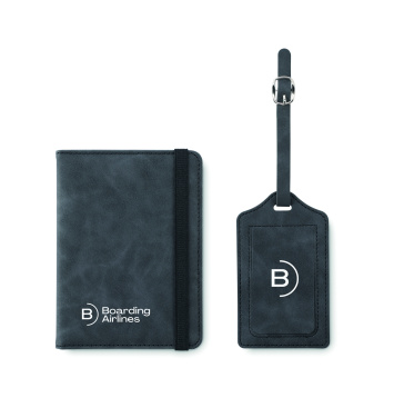 Logo trade reklaamtoote pilt: JETTAG passi ja pagasilipikute komplekt