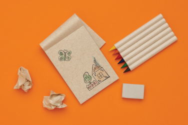 Logotrade firmakingi foto: Micki GRS infinity 6tk värvipliiatsi komplekt koos märkmikuga