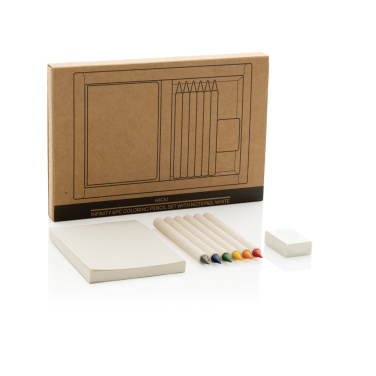 Logotrade reklaamtooted pilt: Micki GRS infinity 6tk värvipliiatsi komplekt koos märkmikuga