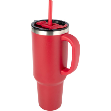 Logotrade reklaamtoote foto: Sydney 1200 ml RCS-sertifikaadiga termoskruus kõrrega