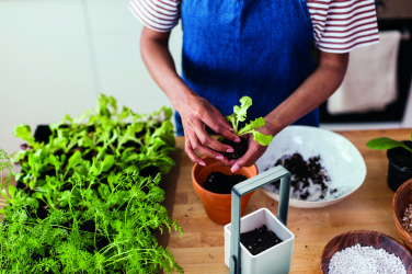 Logo trade reklaamkingid foto: LED-valgustusega istutuspott LUSHLET