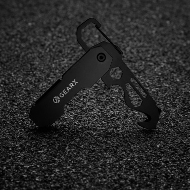 Logotrade reklaamkingi foto: Kokkupandav Gear X EDC multitööriist karabiini ja pakilõikuriga