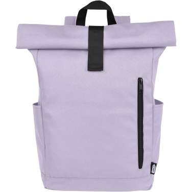 Logo trade reklaamkingituse pilt: Byron 15,6" GRS RPET rull-top seljakott 18L