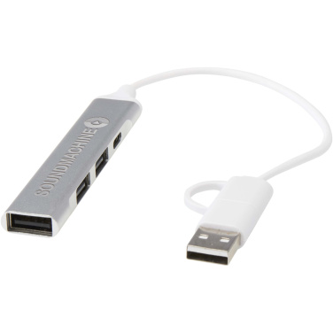 Logo trade ärikingitused foto: Alkaid 4-pordiline USB-A ja Type-C jaotur kahe sisendiga