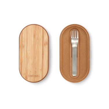 Logotrade firmakingi foto: Black+Blum roostevabast terasest toidukarp