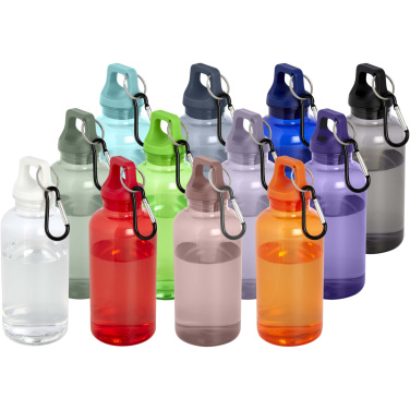 Logotrade firmakingituse foto: Oregoni 400 ml RCS sertifikaadiga taaskasutatud plastikust veepudel karabiiniga