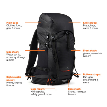 Logotrade ärikingituse foto: Nordic Drift Trail RCS seljakott 33L