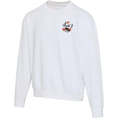 Logotrade firmakingitused pilt: Boris 280 g/m2 unisex OCS orgaaniline ülisuur ümara kaelusega kampsun