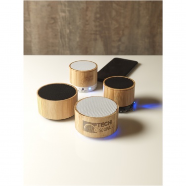 Logo trade mainoslahjat tuotekuva: Cosmos Bluetooth® -kaiutin, bambua