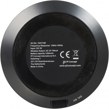 Logotrade mainostuotet kuva: Fiber Bluetooth® -kaiutin 3W ja langaton latausalusta