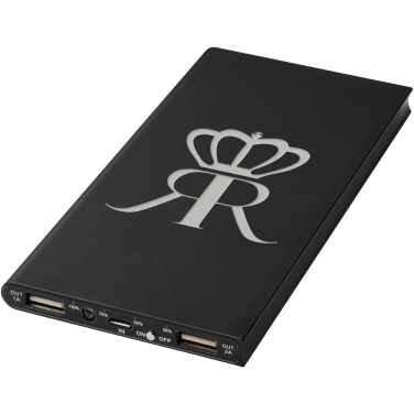 Logo trade mainostuotet tuotekuva: 8 000 mAh:n alumiininen Plate -varavirtalähde