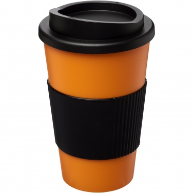 Logotrade liikelahjat kuva: Americano® 350 ml eristetty muki oterenkaalla