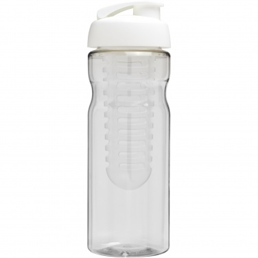 Logo trade liikelahja mainoslahja tuotekuva: H2O Active® Base 650 ml läppäkantinen urheilujuomapullo & uuttaja