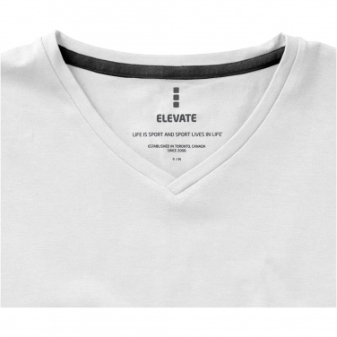 Logotrade mainostuotet kuva: Kawartha short sleeve women's organic V-neck t-shirt