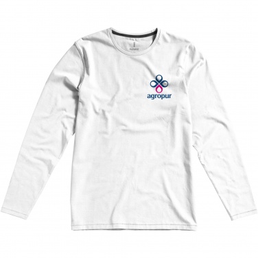 Logotrade mainostuotet kuva: Ponoka long sleeve men's organic t-shirt