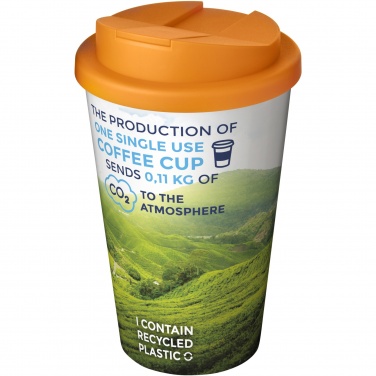 Logo trade liikelahja kuva: Brite-Americano® 350 ml muki, läikyttämätön kansi