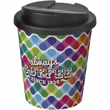 Logo trade liikelahja mainoslahja tuotekuva: Brite-Americano® Espresso 250 ml muki, läikyttämätön kansi