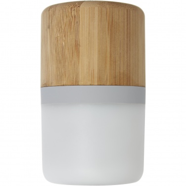 Logo trade mainostuotet tuotekuva: Aurea Bluetooth® -kaiutin valolla, bambua 