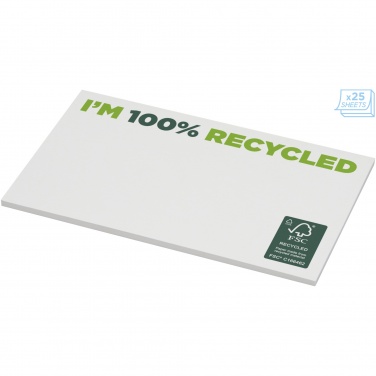 Logotrade liikelahja tuotekuva: Sticky-Mate® kierrätetyt tarralaput 127 x 75 mm
