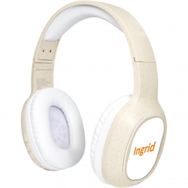 Logo trade liikelahja mainoslahja tuotekuva: Riff Bluetooth®-kuulokkeet mikrofonilla, vehnänolkea