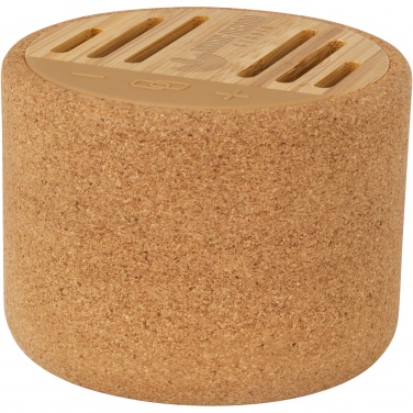 Logotrade mainoslahjat kuva: Cerris 5 W:n Bluetooth®-kaiutin korkkimateriaalia