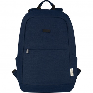 Logo trade mainoslahja ja liikelahja tuotekuva: Joey 15,6" GRS-kierrätetystä kankaasta valmistettu varkaudenestoreppu kannettavalle 18 l