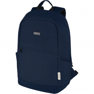 Logo trade mainoslahjat tuotekuva: Joey 15,6" GRS-kierrätetystä kankaasta valmistettu varkaudenestoreppu kannettavalle 18 l