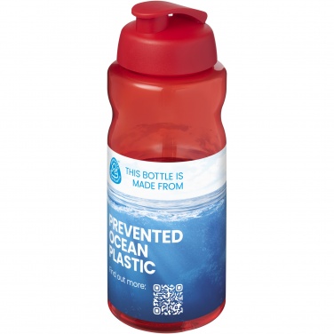Logo trade mainostuote kuva: H2O Active® Eco Big Base 1 litran urheilujuomapullo flip lid -kannella