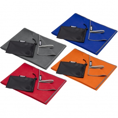 Logotrade liikelahjat mainoslahjat tuotekuva: Pieter GRS-kierrätetty erittäin kevyt ja nopeasti kuivuva pyyhe 50 x 100 cm