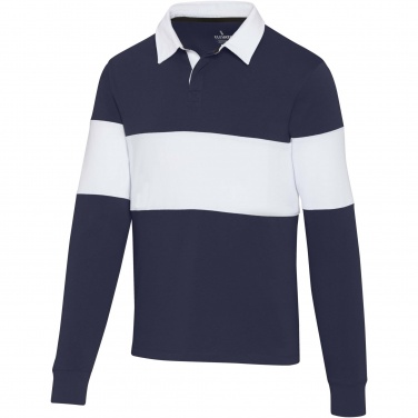Logo trade mainoslahjat tuotekuva: Clyde unisex organic rugby polo sweatshirt