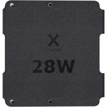 Logo trade mainoslahja ja liikelahja tuotekuva: Xtorm XR2S28 SolarBooster 28 W:n taitettava aurinkopaneeli
